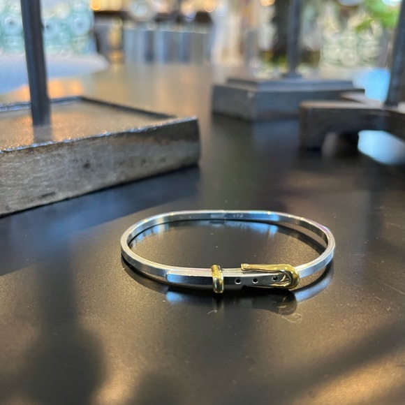 Silver/Gold Belt Bracelet - Picture 6 of 9